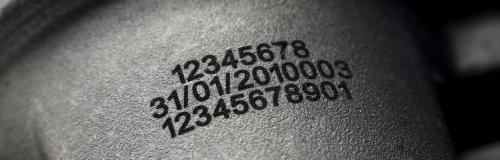 Annealed marking on uneven parts