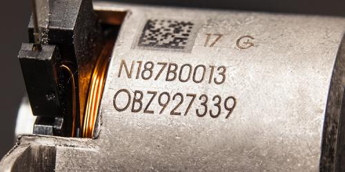 Steel engraving with rotary technology