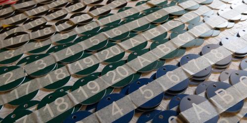 Aluplex Signalétique - identification tokens