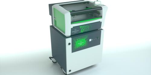 LS100 with its exhaust system