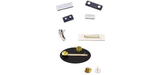 Name badge fasteners solutions