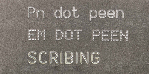 Comparative view of marking technologies