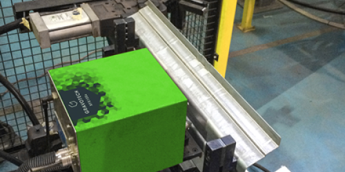 Metal marking machine integrable horizontaly!