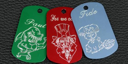 Labels & tags ready to engrave