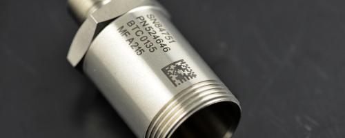 Datamatrix marking of stainless steel