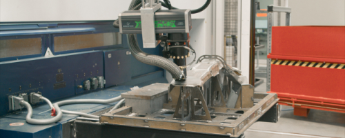 Fiber laser and Mini-inline permanently identifying aluminium part