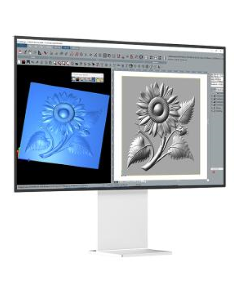 Mockup of type edit v15 in computer screen with mascot