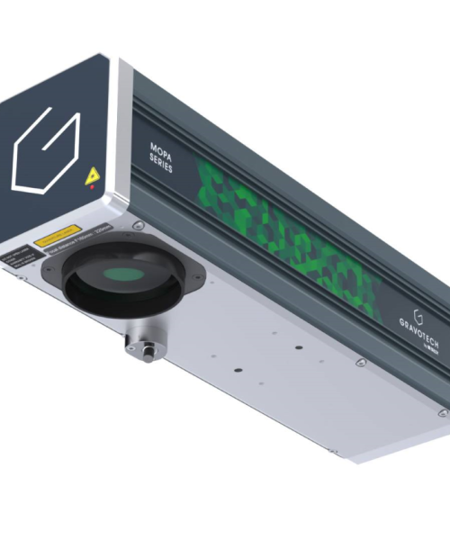 MOPA laser engraver view from under