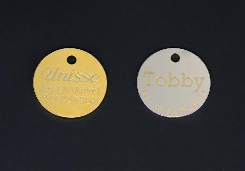 Engraved pet tags
