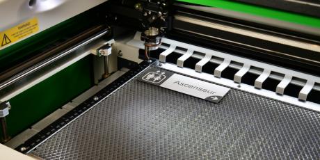 Honeycomb laser cutting table for LS100EX