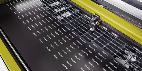 Laser marking and cutting of plastics