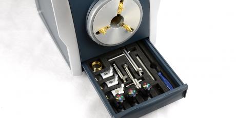 Accessories storage drawer for the M10Jewel machine